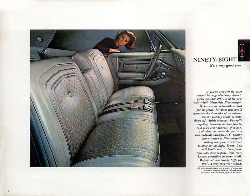 1967 Oldsmobile Motor Cars Brochure Page 37